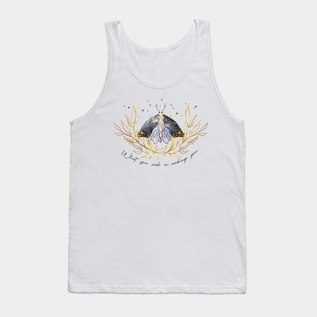 Celestial Moth Tank Top by Satic